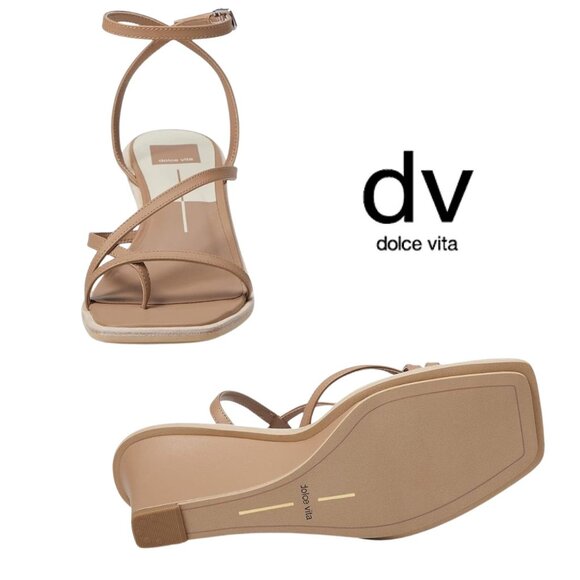 Dolce Vita Tan Wedge Sandals - Picture 9 of 15